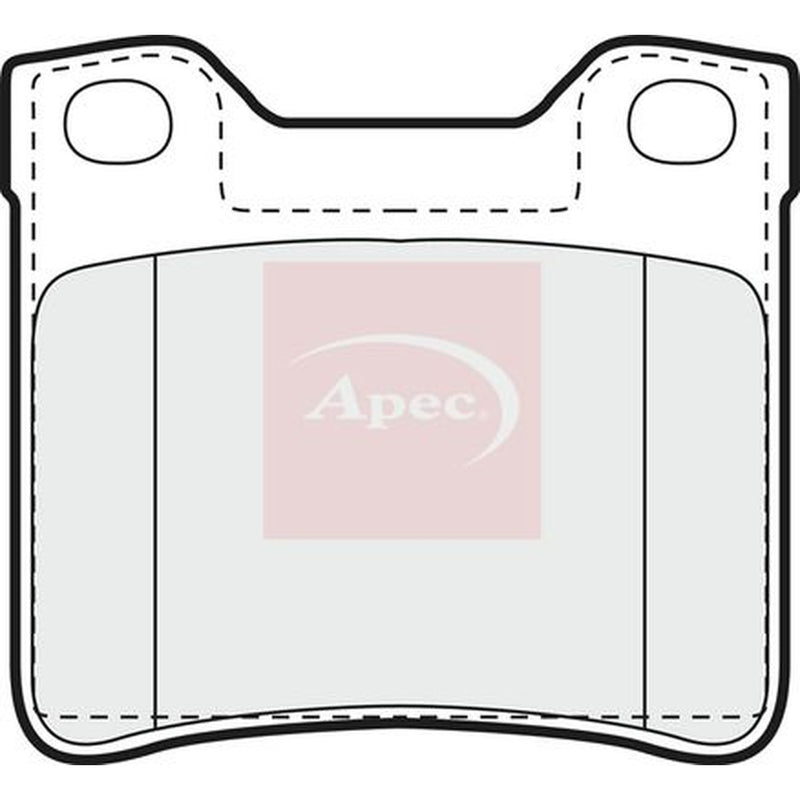 Apec Rear Brake Pad Set PAD906