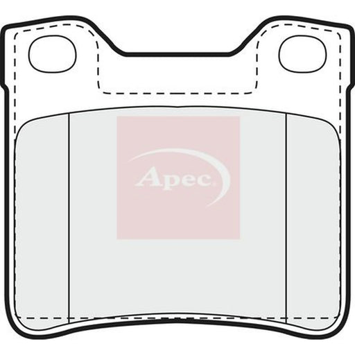 Apec Rear Brake Pad Set PAD906