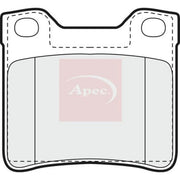 Apec Rear Brake Pad Set PAD906