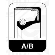 Elring Manual Transmission Shaft Seal OD ID Thick 758.876