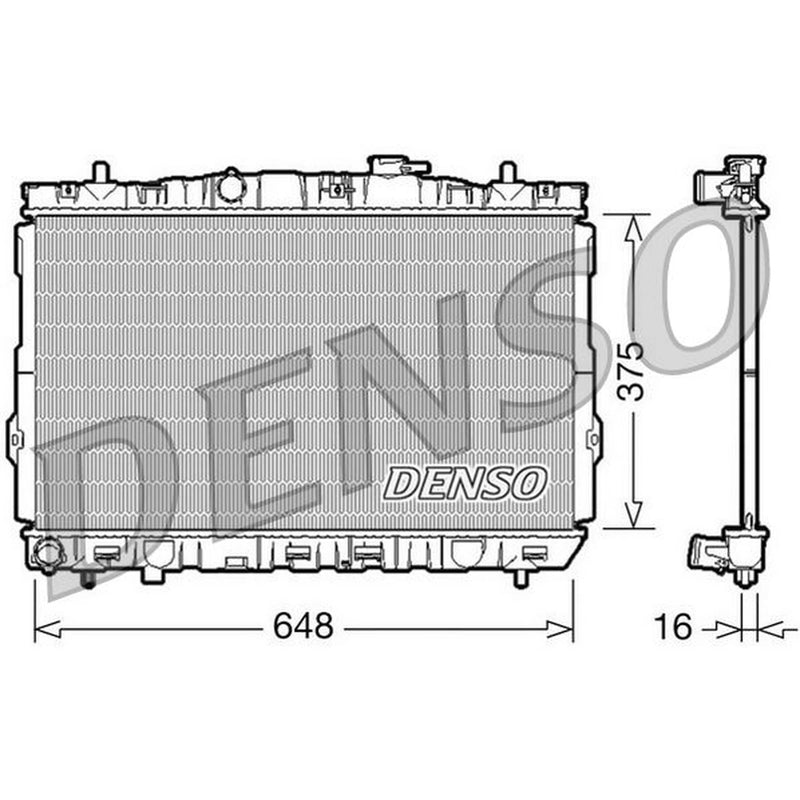 Denso Engine Radiator DRM41001