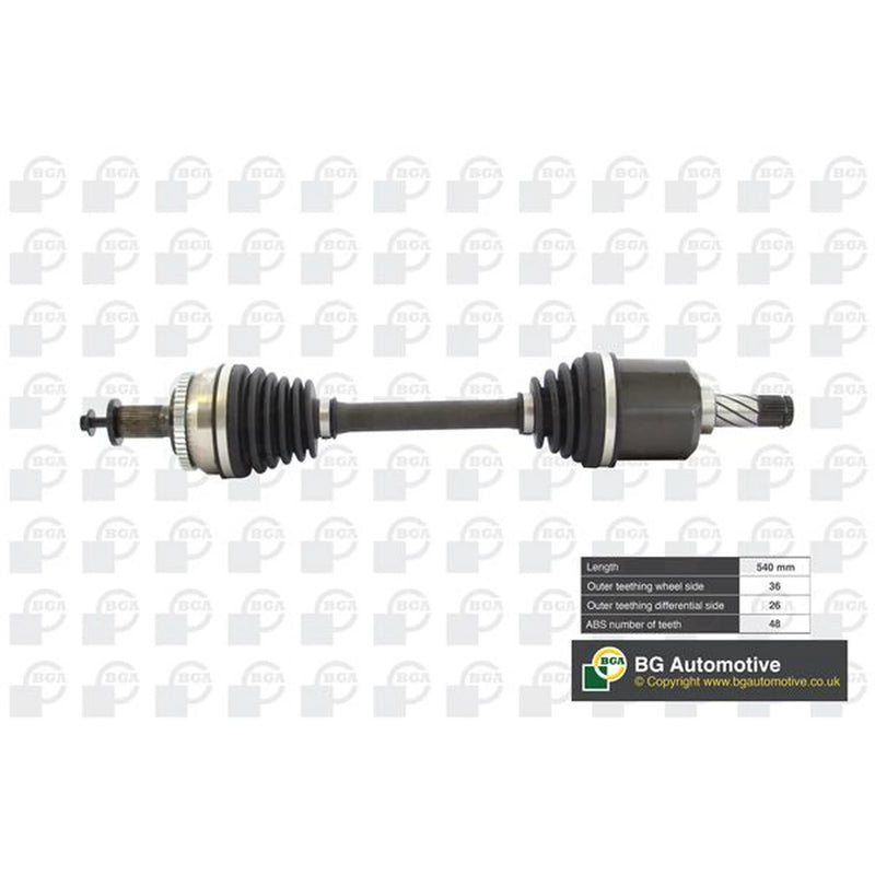 BGA CV Drive Shaft Driveshaft Front Left DS9706LA