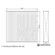 Blue Print Cabin Air Filter (Pollen Filter) ADBP250033