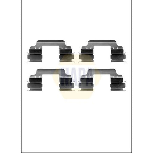 NAPA Brake Pad Accessory Fitting Kit Front NFK1031