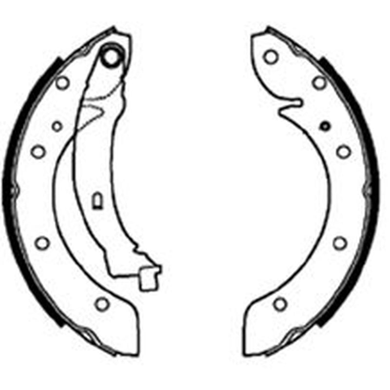 Abtex Brake Shoe Set Axle Kit ABS3465