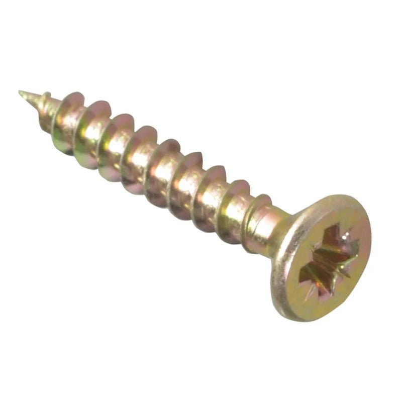 ForgeFix Multi-Purpose Pozi Compatible Screw CSK ST ZYP 4.0 x Box 200 15-70mm