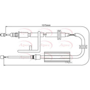 Apec Handbrake Cable Right Rear CAB1267