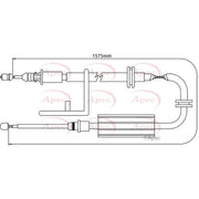 Apec Handbrake Cable Right Rear CAB1267
