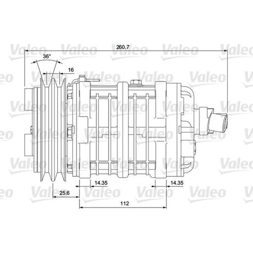 Valeo Air Conditioning Compressor 700864