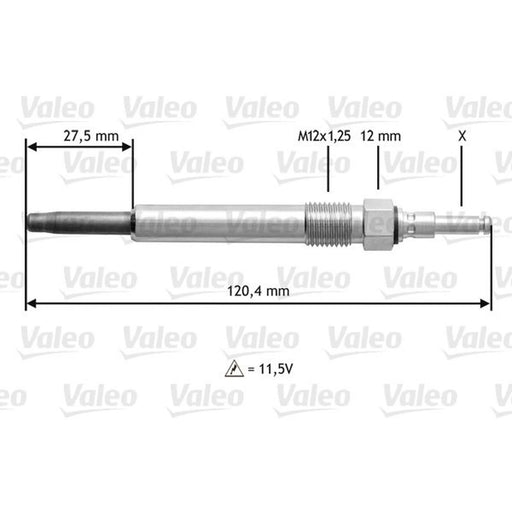 Valeo Diesel Engine Glow Plug 345146