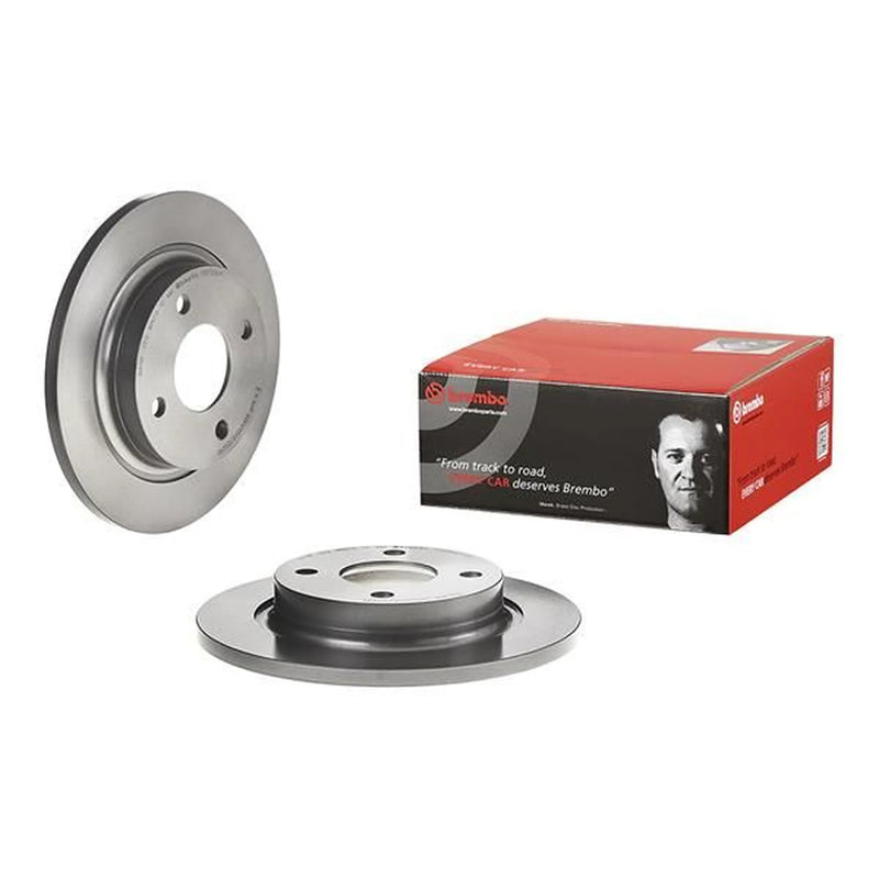 Brembo 2 x Solid Rear Brake Discs 08.D566.11