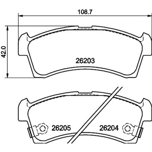 Mintex Brake Pad Set MDB3453