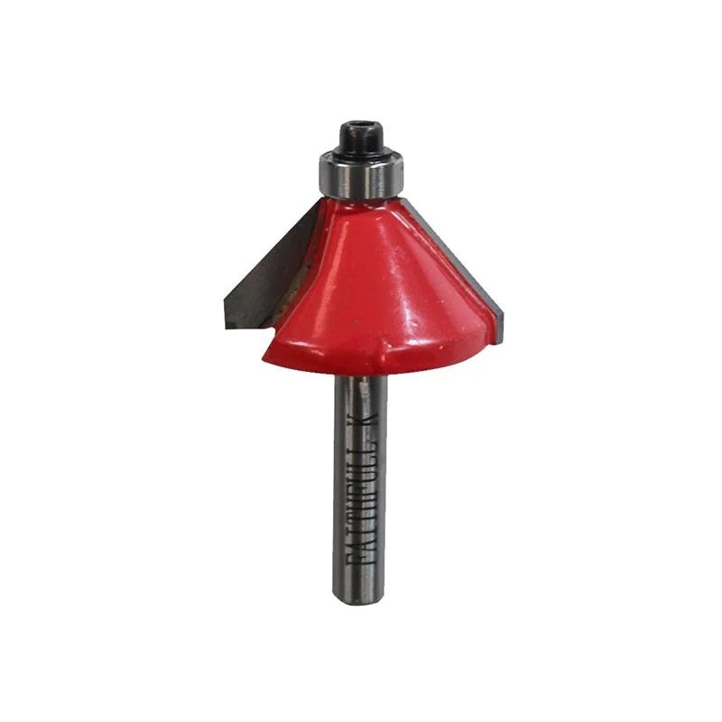 Faithfull Router Bit TCT 45° Chamfer 1/4in Shank - FAIRB81