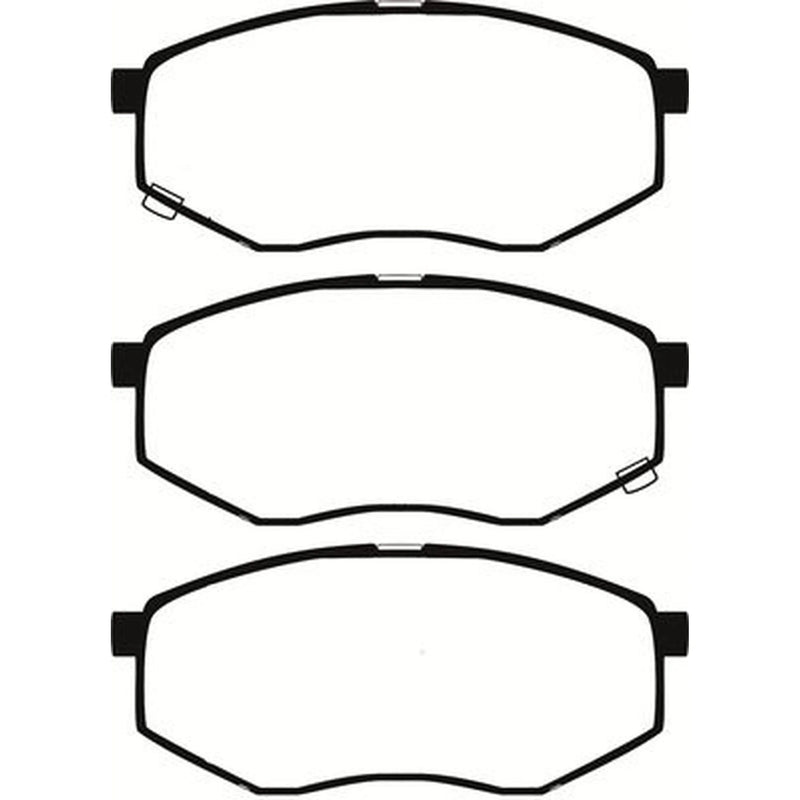 Abtex Front Brake Pad Set PLU2120