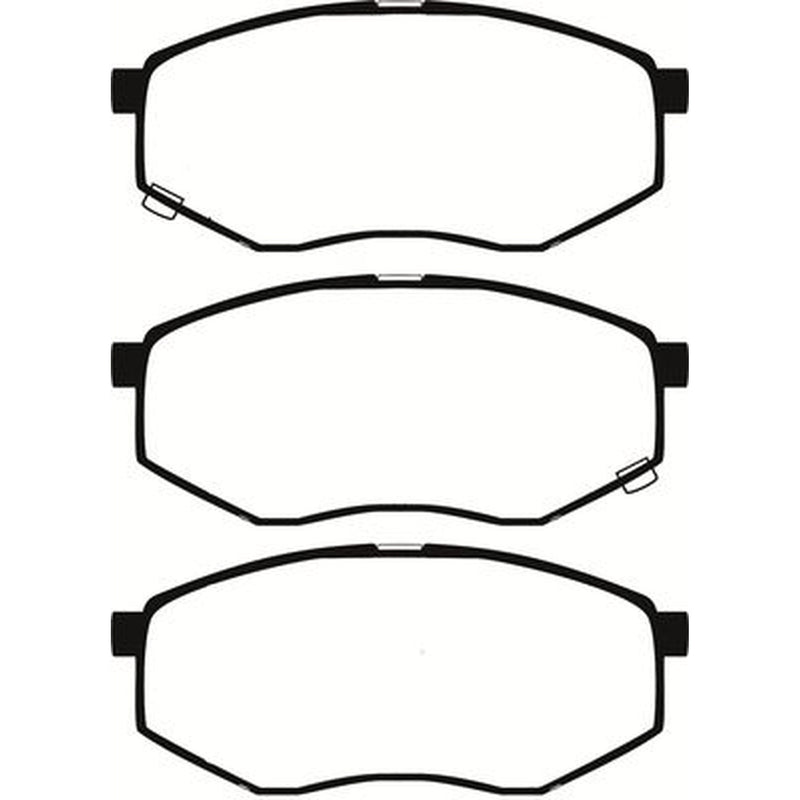 Abtex Front Brake Pad Set PLU2120