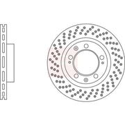Apec 2 x Perforated/Vented Front Brake Discs DSK3109