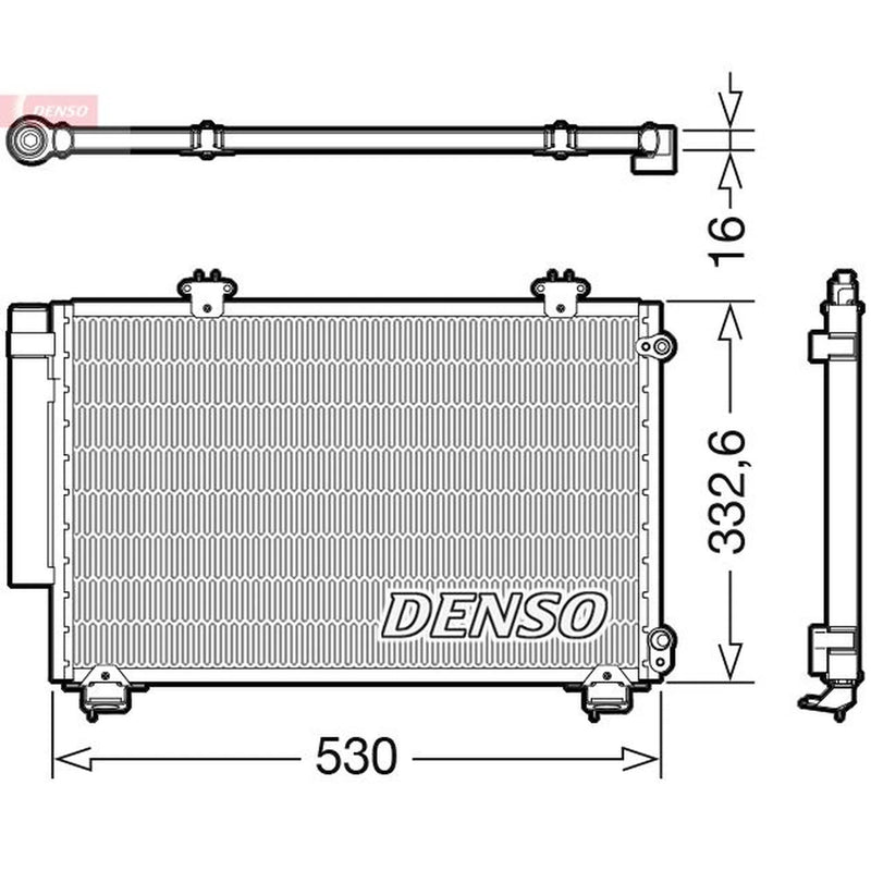 Denso Air Conditioning Condenser DCN50060
