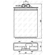 NRF Heater Matrix Core Heat Exchanger 58255