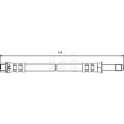 Apec Brake Hydraulic Hose Line Front HOS3538