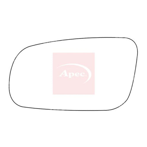 Apec Exterior Wing Mirror Glass Left AMS2197