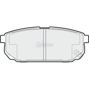 Fahren Rear Brake Pad Set FBP3597