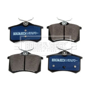 Borg & Beck 4 x Rear Brake Pad Set BBP2965