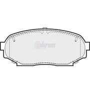 Fahren Front Brake Pad Set FBP3439