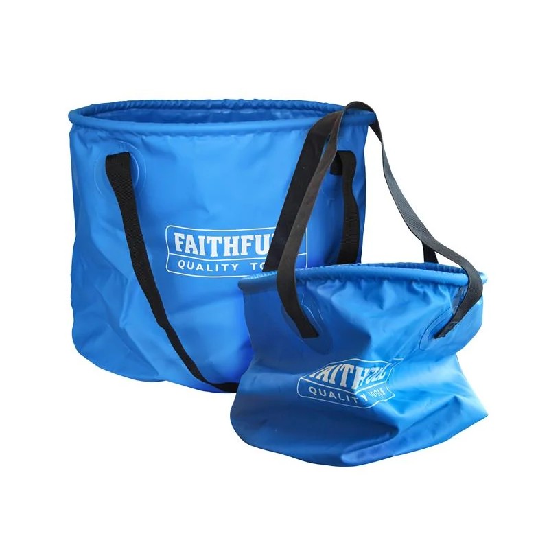 Faithfull Collapsible Bucket Twin Pack - FAI1220LBUC