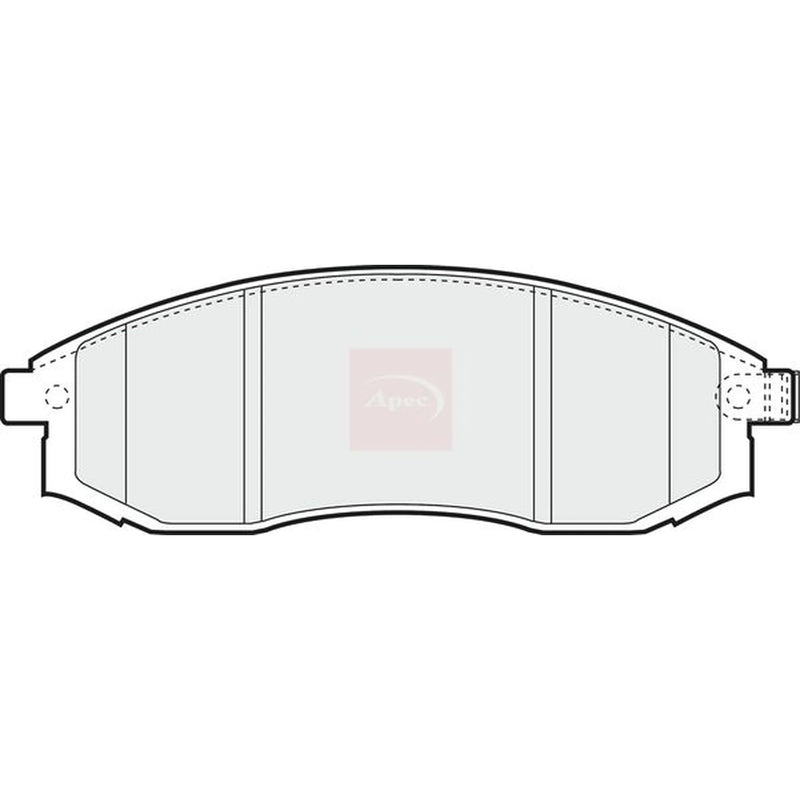 Apec Front Brake Pad Set PAD1228