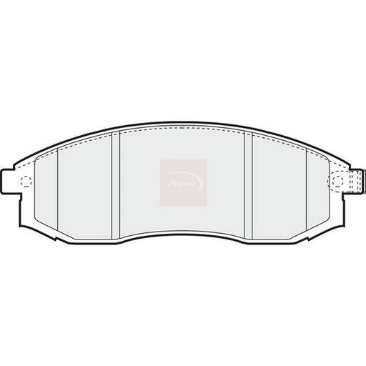 Apec Front Brake Pad Set PAD1228