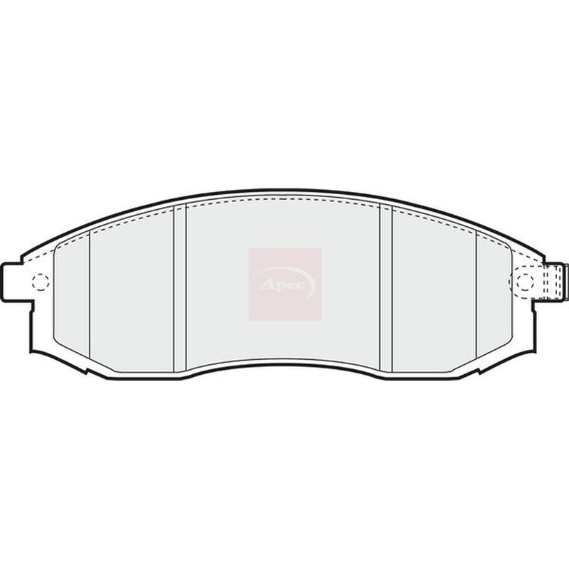 Apec Front Brake Pad Set PAD1228
