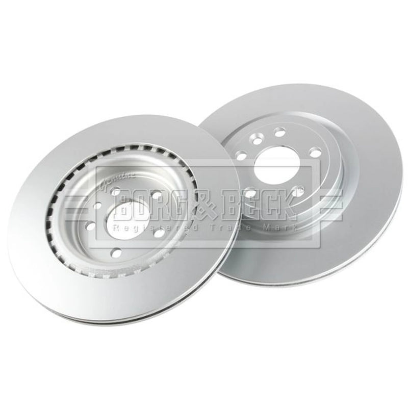 Borg & Beck 2 x Vented Rear Brake Discs BBD5471