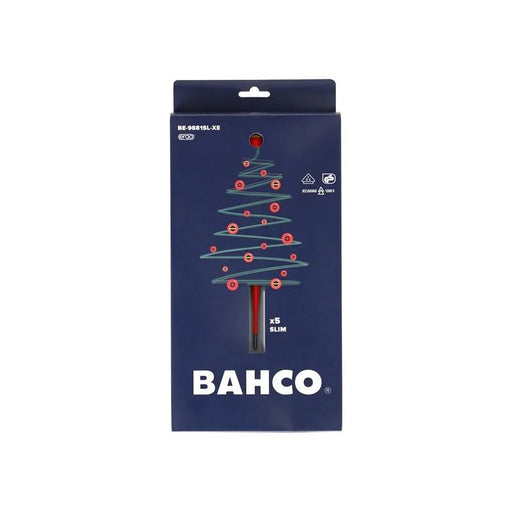 Bahco XMAS BE-9881SL ERGO™ Slim VDE Insulated Screwdriver Set, 5 Piece