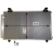 Mahle Air Conditioning Condenser AC 817 000P