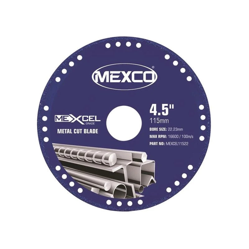 MEXCO XCEL Grade Metal Cut Diamond Blade 115 x 22mm - MEXCEL11522