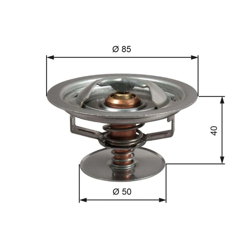Gates Thermostat,Coolant TH51583G1