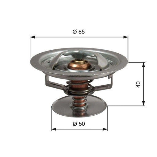Gates Thermostat,Coolant TH51583G1