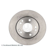 Blue Print 2 x Solid Front Brake Discs ADU174377