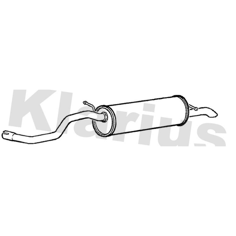 Klarius Box With Tail Pipe Rear SE190Q