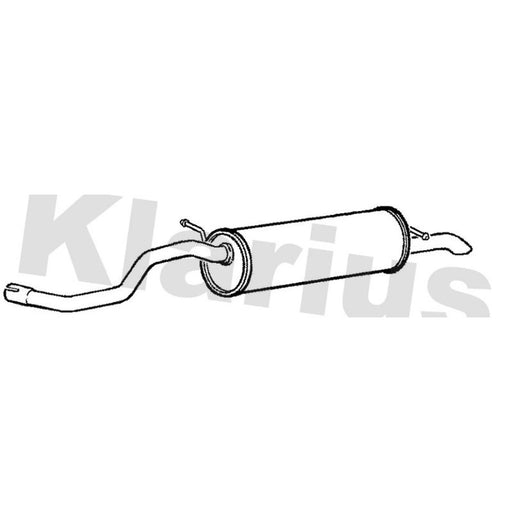 Klarius Box With Tail Pipe Rear VW880Q