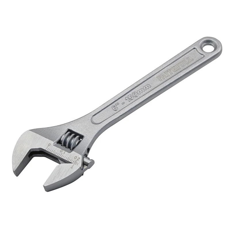 Faithfull Chrome Adjustable Spanner 150mm (6in) - FAIAS150MC