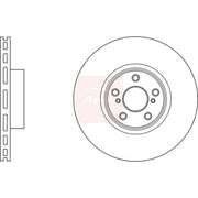 Apec 2 x Vented Front Brake Discs DSK3027