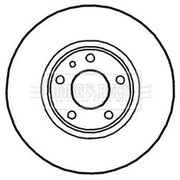 Borg & Beck 2 x Vented Front Brake Discs BBD4907