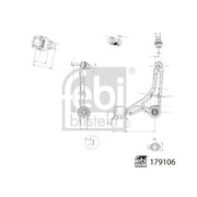 Febi Control/Trailing Arm Front Left 179106