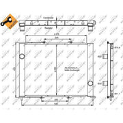 NRF Air Conditioning Condenser 35887
