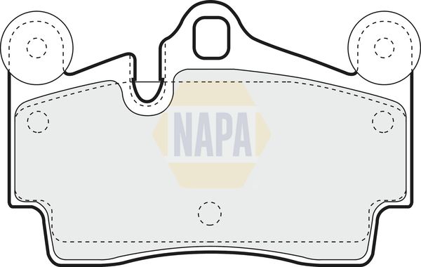 NAPA Front Vented & Rear Vented Brake Discs & Pads fits FERRARI VW