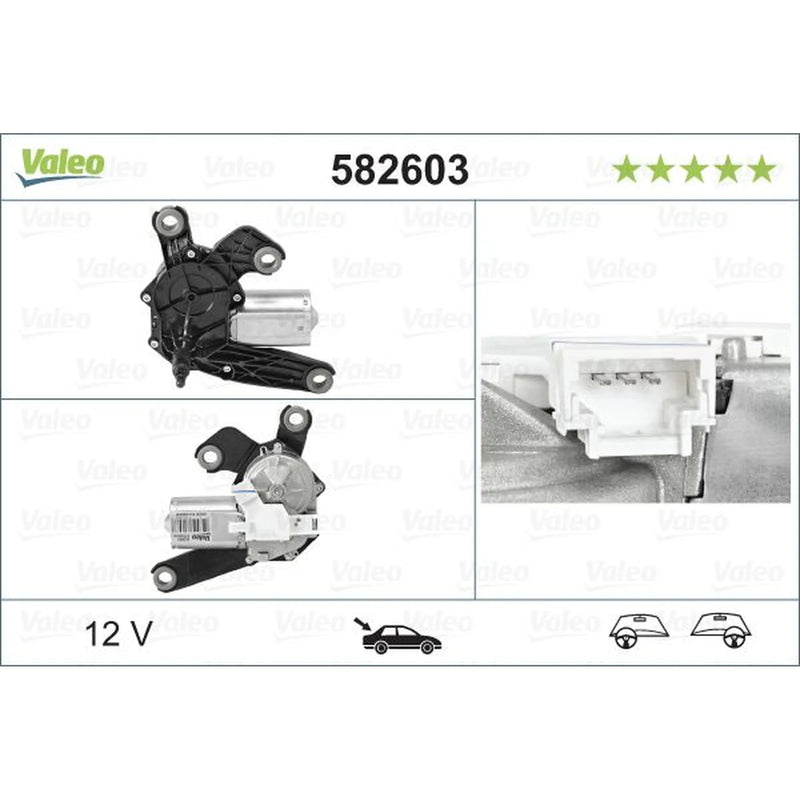 Valeo Front/Rear Wiper Motor Rear 582603