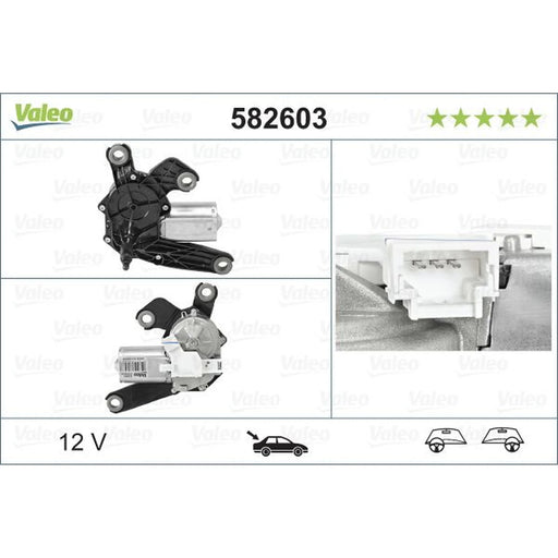 Valeo Front/Rear Wiper Motor Rear 582603
