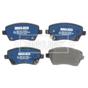 Borg & Beck 4 x Front Brake Pad Set BBP2166