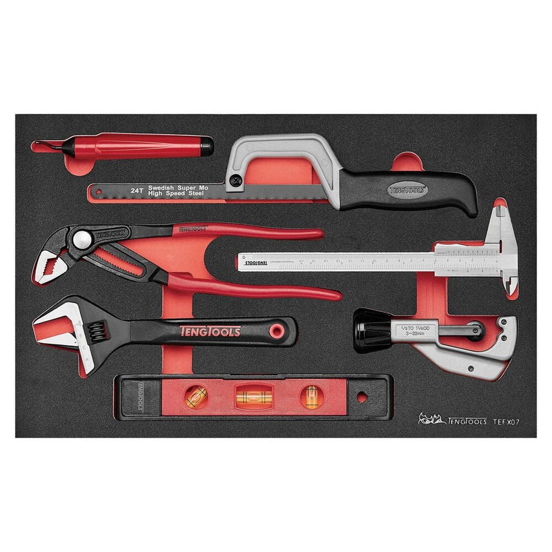 Teng Tools Service Tool Set FOAM3 7 Pieces